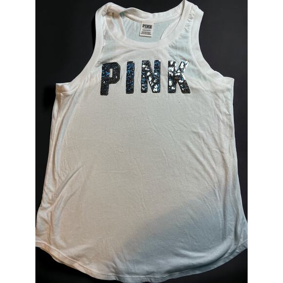 NWOT VSPINK BLING RACERBACK TANK TOP SZ Xsmall - Picture 1 of 3
